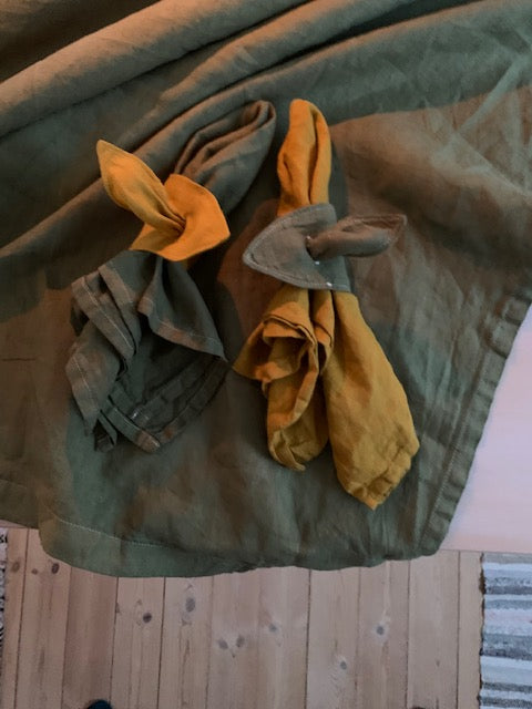 Textil Servettring, LövLOVE i mjuka organiska lövformer