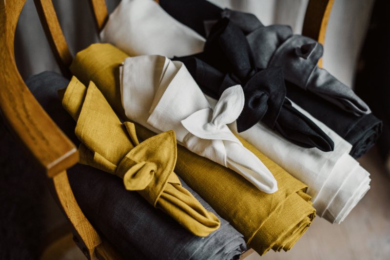 Textil Servettring, LövLOVE i mjuka organiska lövformer